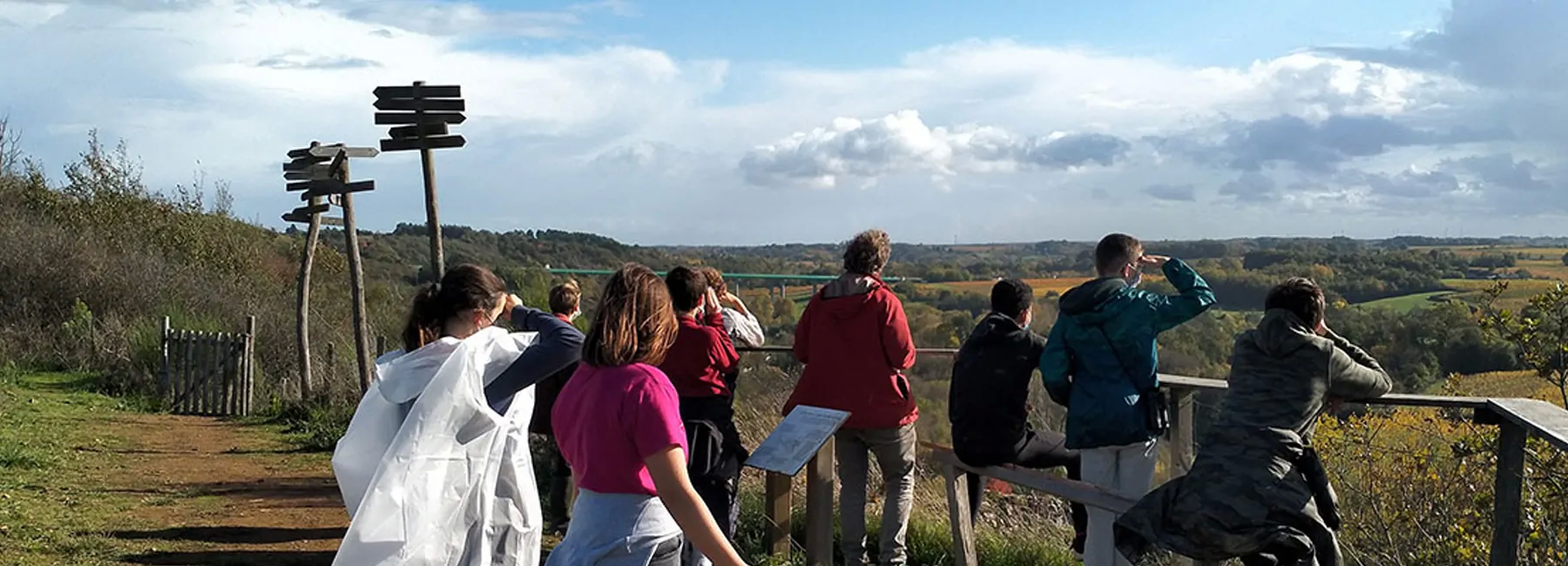 Collégien en viste d'espace naturel sensible